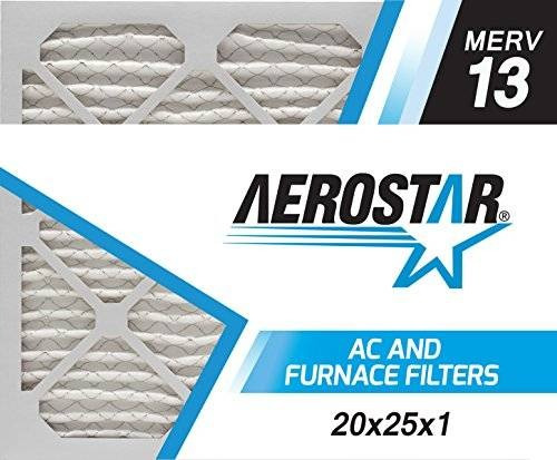 20x25x1 Ca Y Horno De Filtro De Aire Por Aerostar - Merv 13 