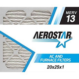 20x25x1 Ca Y Horno De Filtro De Aire Por Aerostar - Merv 13 