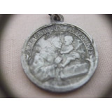 B. Antigo- Medalha Sto Antonio E Anjo Da Guarda Frete Grátis
