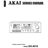 Akai Gx-m10 - Esquemas - Partes - Procedimentos