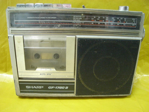 Radio-grav. Sharp - Gf-1780b - Perfeito - Mineirinho - Cps