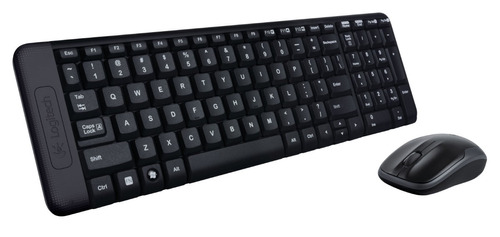 Kit Teclado E Mouse Sem Fio Ergonômico Logitech Mk220