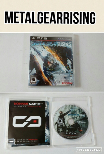 Metal Gear Rising Ps3 Juego En Cd Original