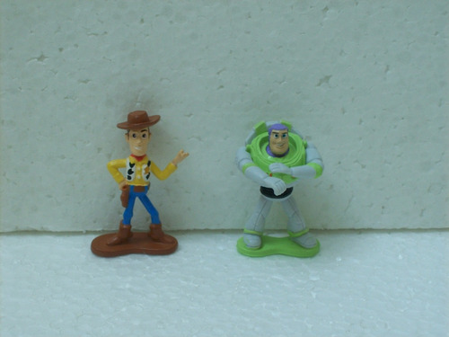 Brinquedo Antigo Promocional Top Cau Mini Boneco Woody/buzz