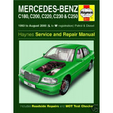 Manual Haynes De Mercedes W202 Classe C 1993 A 2000