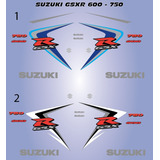 Calcomanias, Stickers Suzuki Gsxr 600-750 2007