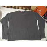 Sweater Chaps De Ralph Lauren Talla S Color Plomo Impecable