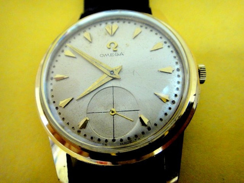 Relógio Ômega Antigo Chapeado A Ouro 18k