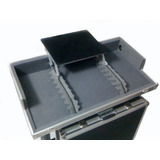 Hard Case P/ Cdj E Mixer Com Plataforma Suporte P/ Notebook