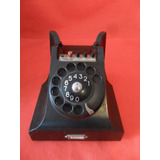 Antiguo Telefono Ericsson Baquelita Negro Vintage Decoracion