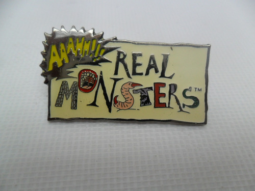 Botom Pin Real Monsters Tm. 1995 Viacom