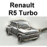 Chaveiro Renault R5 Turbo Em Metal Relevo Solido - Carro