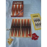 Jogo Gamão Anos 70/80 Grow Antigo - Completo Com Manual