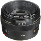 Lente Canon Ef 50mm F/1.4 Usm Ultrasonic Nova 100% Original