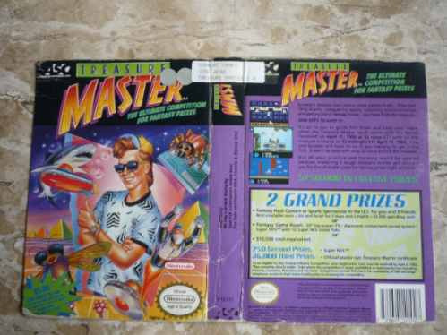 Caixa Do Jogo Treasure Master- Nes