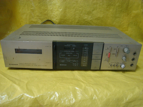 Tape Deck Pioneer Ct-6r - Dourado - Impecavel - U. Dono - Ok