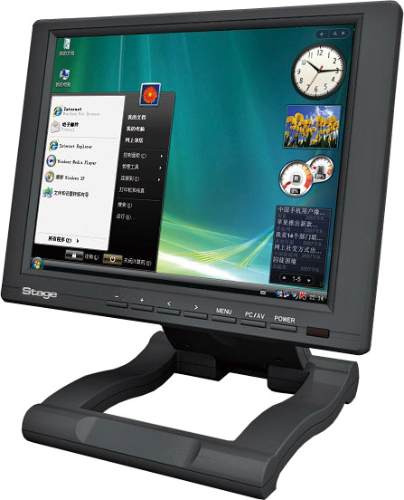 Monitor Lcd De 10´ Touch Screen Para Referência - Hdmi E Dvi