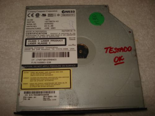 Drive Dvd Rom Notebook Compaq Dell Modelo Dv-28e