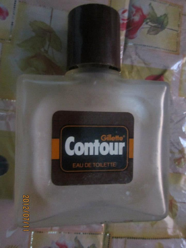 Frasco De Perfume Antigo - Gillette Contour