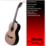 Guitarra Clásica Gracia Modelo M2 Con Funda