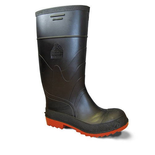 Bota Industrial Milenio Acrilo Nitrilo Blanca Y Negra Casqui