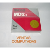 Caja De 10 Diskettes 5 1/4 Nuevos En Celofan - Maxell Md2-d