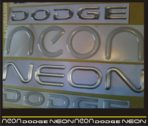Emblemas 3d Para Chrysler Dodge Neon Foto 3