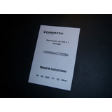 Manual Daihatsu . Reproductor Dvd 5.1 Dvx-868 Funcionamiento