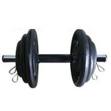 Kit Completo Musculação Fitness Barras 30kg Anilhas Presilha