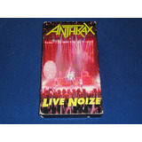 Anthrax - Live Noize (vhs Imp.en Exc.estado!!!)