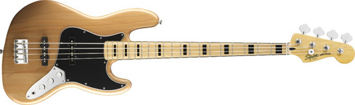 Squier Jazz Bass Vintage Modified 70 Natural Bajo Mic Fender
