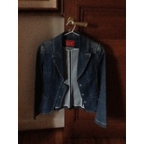 Saco Jean Mariano Toledo, Azul.  Talle S Impecable!