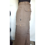 Pantalon Cargo Beige Super Reforzado Fabrica T. 50 Al 56