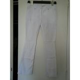 Pantalon Akiabara De Poplin De Algodon Blanco T S