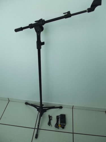 Pedestal Eletrico Automatico Para Microfone Mitchel