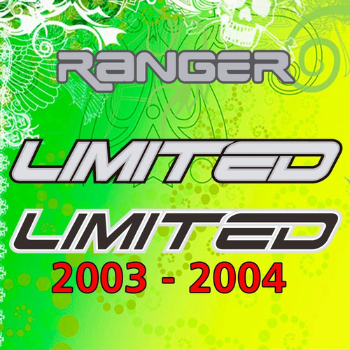 Calco Decoracion Ford Ranger Limited 2003 - 2004