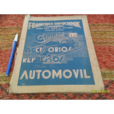 Antiguo Catalogo Repuesto Accesorios Auto Fco. Sapochenik