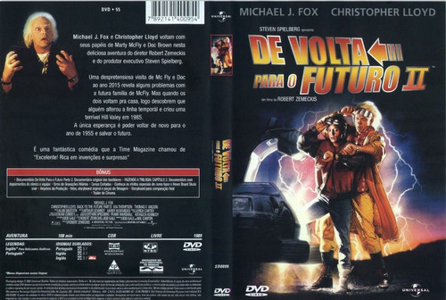 Dvd Lacrado De Volta Para O Futuro 2 Com Michael J Fox