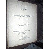 Partitura Para Violino Symphonie Espagnole Edouard Lalo