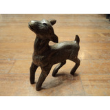 Figura Imagen Escultura Bronce Venado Ciervo Bambi No Petit