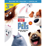 Blu-ray La Vida Secreta De Las Mascotas / Pets 3d + 2d