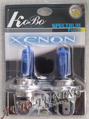 Lamparas Efecto Xenon H4 12volts 60/55w Cool Blue Kobo Foto 2