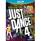Jogo Just Dance 4 Nintendo Wii U Dança Música Mídia Física