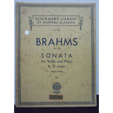 Partitura Piano Violino  Sonata In G Major  Brahms