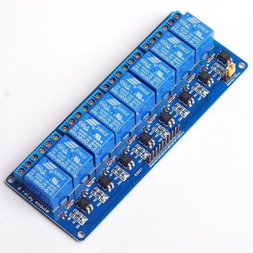 Modulo Relay Rele De 8 Canales 5v 10a Arduino Pic Avr 8ch