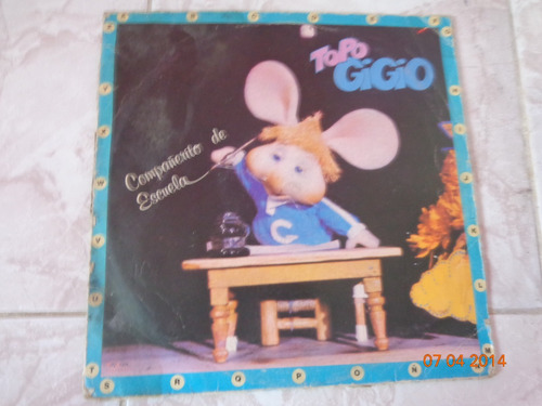 Disco Lp - Topo Gigio - Compañerito De Escuela