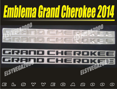 Kit De Emblemas Jeep Grand Cherokee 2014 -2018 Puertas Foto 2