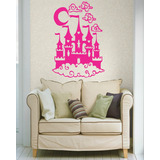 Adesivo Decorativo Parede Infantil Castelo Princesa Fada