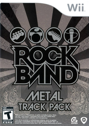 Rock Band Metal Track Pack Wii Nuevo Citygame