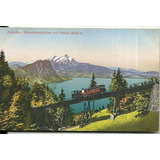 Lote X2 Antigua Postal Transporte Montaña Suiza C1910 10x15